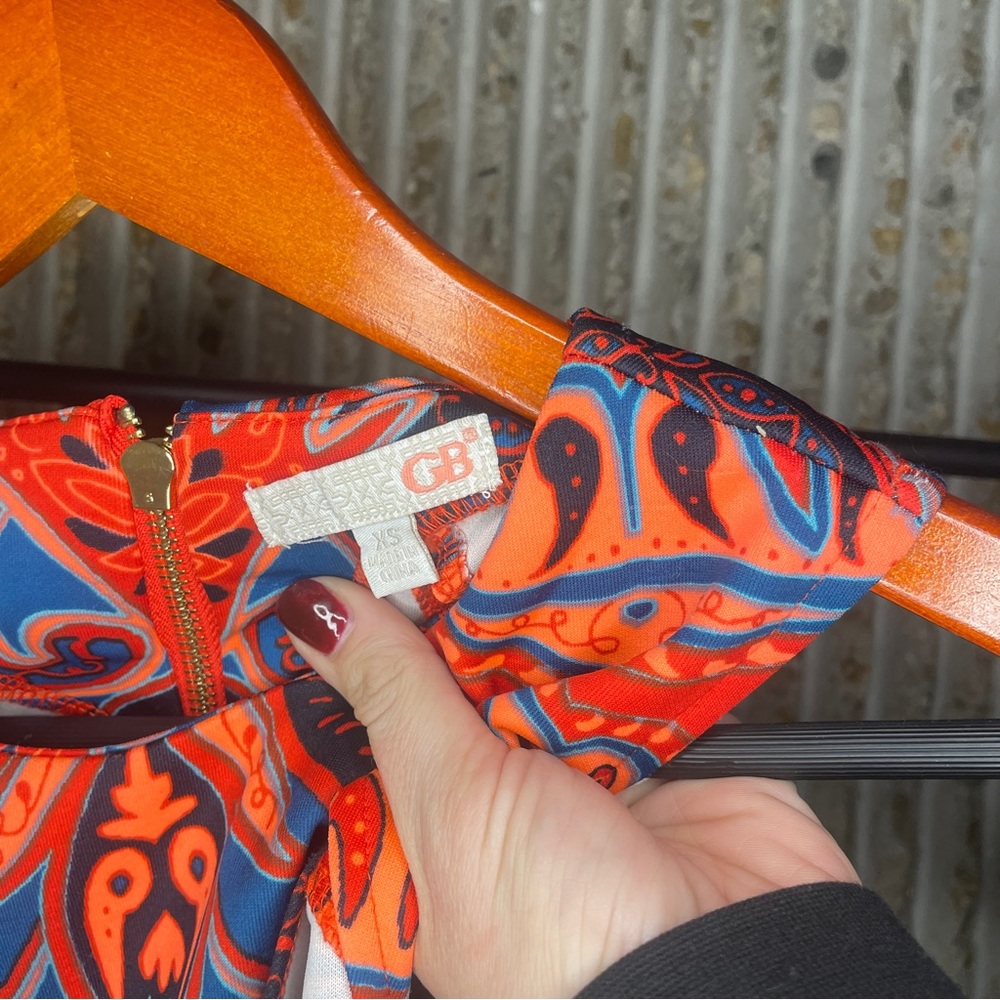 Gianni Bini Cut-Out Print Mini Dress - Size XS - Picture 9 of 9